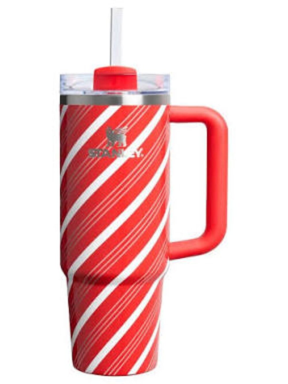 LIMITED EDITION Stanley 30 oz FlowState Quencher Tumbler - Candy Cane Twist